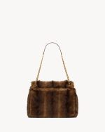 YSL Niki Large in Shearling - Image 2